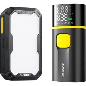 imageAUXITO A502 Tire Inflator Portable Air Compressor ampamp AUXITO Portable Jump Starter