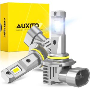imageAUXITO H11 H8 H16 LED Fog Light Bulbs 600 Brightness 6500K Cool White Driving Fog lights 11 Mini Size Front Fog Lamps Nonpolarity Play and Plug Pack of 2H109145