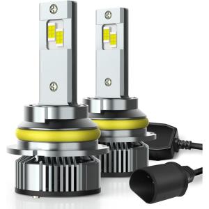 imageAUXITO H11 Light Bulb 900 Brightness 6500K H8 H9 Bulbs 11 Mini Size PlugNPlay IP68 Waterproof Pack of 29007