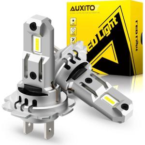 imageAUXITO H13 9008 Fog Bulb 6500K White30000LM Brightness Canbus Ready Wireless Plug and Play Pack of 2H7