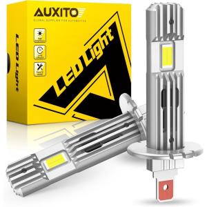 imageAUXITO H4 Fog Light Bulb 900 Brightness CSP LED Chips Fog Lamps Replacement Play and Plug Pack of 2H1h1LL