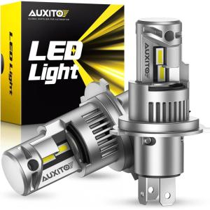 imageAUXITO H4 Fog Light Bulb 900 Brightness CSP LED Chips Fog Lamps Replacement Play and Plug Pack of 2H49003