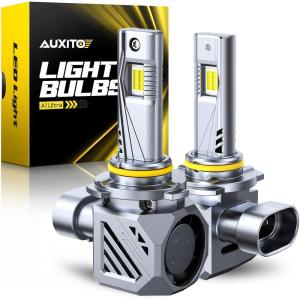 imageAUXITO HB3 9005 LED Light Bulbs 1000 Brighter UltraBright Wireless Plug and Play 3 Min Quick Install 20 Years Lifespan No Flicker 99 CompatibilityPack of 29005 HB3