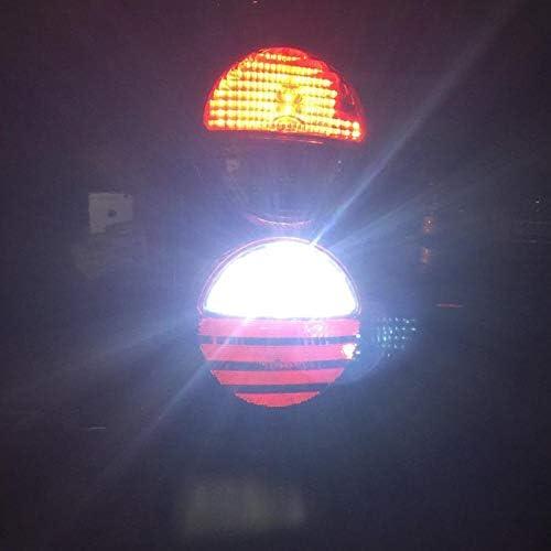 imageAUXITO Brilliant Red 3056 3057 3156 3157 14SMD 3030 Chipsets LED Bulbs with Projector for Brake Light Tail Light Turn Signal Blinkers Pack of 2Xenon White