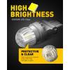 imageAUXITO 3157 LED Bulb White Reverse Lights 3200LM Super Bright 3056 3156 4057 4157 Light for Tail Light Backup light DRL Parking Light Pack of 2