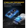 imageAUXITO 3157 LED Bulb White Reverse Lights 3200LM Super Bright 3056 3156 4057 4157 Light for Tail Light Backup light DRL Parking Light Pack of 2