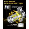 imageAUXITO 5202 LED Fog Light Bulbs or DRL True 11 Mini Size 6500K Cool White 5202 Replacement for Cars Trucks SUVs Nonpolarity Pack of 2Cool white