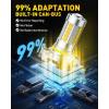 imageAUXITO 5202 LED Fog Light Bulbs or DRL True 11 Mini Size 6500K Cool White 5202 Replacement for Cars Trucks SUVs Nonpolarity Pack of 2Yellow