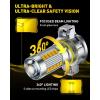 imageAUXITO 5202 LED Fog Light Bulbs or DRL True 11 Mini Size 6500K Cool White 5202 Replacement for Cars Trucks SUVs Nonpolarity Pack of 2Yellow