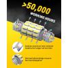 imageAUXITO 578 LED Bulbs 2112 2122 Festoon Bulb 39mm 41mm 42mm LED Lights Bulb 6500K White Extremely Bright 4014 SMD for Car Truck LED Interior Dome Map Door Courtesy Lights License Plate Bulbs 4 Pack31mm36mm 6 PACK