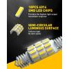 imageAUXITO 578 LED Bulbs 2112 2122 Festoon Bulb 39mm 41mm 42mm LED Lights Bulb 6500K White Extremely Bright 4014 SMD for Car Truck LED Interior Dome Map Door Courtesy Lights License Plate Bulbs 4 Pack31mm36mm 6 PACK