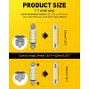 imageAUXITO 578 LED Bulbs 2112 2122 Festoon Bulb 39mm 41mm 42mm LED Lights Bulb 6500K White Extremely Bright 4014 SMD for Car Truck LED Interior Dome Map Door Courtesy Lights License Plate Bulbs 4 Pack39mm42mm 2 PACK