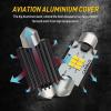 imageAUXITO 578 LED Bulbs 400 Lumens Canbus Error Free 2112 2122 41MM 42MM Festoon LED Bulbs for Dome Light Interior Car License Plate Map Door Courtesy Lights Xenon White Pack of 2