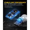 imageAUXITO 7443 LED Bulbs White Reverse Lights 400 Brighter 7440 7444 7441 Light 6000K for Tail Light Backup Light DRL Parking Light Pack of 2