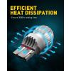 imageAUXITO 7443 LED Bulbs White Reverse Lights 400 Brighter 7440 7444 7441 Light 6000K for Tail Light Backup Light DRL Parking Light Pack of 2