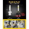 imageAUXITO 880 Fog Light Bulb 16000LM 500 Super Brighter Real 11 Mini Size 899 Fog Lights 6500K White No Adapter Required NonPolarity No Fan Plug and Play 893 LED Light Kit 2PCS