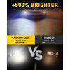 imageAUXITO 880 Fog Light Bulb 16000LM 500 Super Brighter Real 11 Mini Size 899 Fog Lights 6500K White No Adapter Required NonPolarity No Fan Plug and Play 893 LED Light Kit 2PCS
