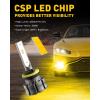 imageAUXITO 880 LED Fog Light Bulbs 6000LM 6500K Cool White Light 300 Brightness 885 893 899 Led Fog Lights CSP LED Chips DRL Replacement for Cars Pack of 2Golden Yellow