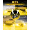 imageAUXITO 880 LED Fog Light Bulbs 6000LM 6500K Cool White Light 300 Brightness 885 893 899 Led Fog Lights CSP LED Chips DRL Replacement for Cars Pack of 2Golden Yellow