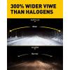 imageAUXITO 9006 Fog Light Bulbs 700 Brighter 6500K Cool White Mini Size Halogen Replacement with Cooling Fan for 9006 HB4 Bulb Pack of 29012