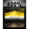 imageAUXITO 9006 HB4 LED Fog Light Bulbs 3000K Amber Yellow 6000 LM High Brightness 30W Play and Plug Super Penetration with 12 CSP Chips Waterproof DRL Bulbs Replacement for Cars Pack of 2