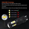 imageAUXITO Brilliant Red 3056 3057 3156 3157 14SMD 3030 Chipsets LED Bulbs with Projector for Brake Light Tail Light Turn Signal Blinkers Pack of 2Xenon White