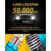 imageAUXITO Error Free 912 921 LED Bulb Reverse Lights Backup Lights 4000 LumensPair Extremely Bright CSP 9SMD 906 W16W T15 LED Bulbs Plug and Play for Backup Reverse Lights 6500K White Pack of 2