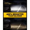 imageAUXITO H11 H8 H16 LED Fog Light Bulb 400 Brightness Super Bright 6500K Cool White Plug and Play Fanless H11 Halogen Replacement Fog lights DRL Bulbs for Vehicle Pack of 2