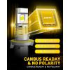 imageAUXITO H13 Bulb 900 Brighter Plug and Play Canbus Ready with Fan Pack of 2