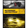 imageAUXITO H8 H11 H16 LED Fog Light Bulbs 3000K Amber Yellow Strong Penetrating Power Long Lifespan Plug and Play Canbus Error Free Halogen Replacement DRL Bulbs for Rainy Snowy Foggy 2 Pack
