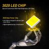 imageAUXITO Upgraded 400 Lumens 125 inch 31MM DE3175 DE3021 Canbus Error Free Festoon LED Bulbs 3020 Chipsets for Interior Car License Plate Dome Map Door Courtesy Lights Xenon White Pack of 2