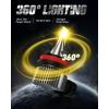 imageAUXITO Upgraded H11 H8 H16 Yellow LED Fog Light Bulbs 700 Brighter 3000K Golden Yellow Light with CSP LED Chips Mini Size Plug and Play for Fog Lights and Daytime Running LightsDRL Pack of 2