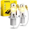 imageAUXITO 5202 H16 LED Fog Light Bulbs 6500K Cool White 400 Brightness CSP Chips 5201 PS19W PS24W 9009 12085 Halogen Bulb DRL Replacement for Sierra Silverado Yukon Tahoe Canyon 2PackAmber Yellow