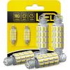imageAUXITO 578 LED Bulbs 2112 2122 Festoon Bulb 39mm 41mm 42mm LED Lights Bulb 6500K White Extremely Bright 4014 SMD for Car Truck LED Interior Dome Map Door Courtesy Lights License Plate Bulbs 4 Pack39mm42mm 4 PACK