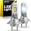 imageAUXITO UpgradedH7 LED Bulbs 350 Brighter 6500K White 11 Mini Size No Adapter Required NonPolarity AllinOne H7ll Fog Light Bulb Plug and Play Pack of 2