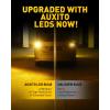 imageAUXITO Upgraded 7443 LED Bulbs Turn Signal Lights Amber Yellow 400 Brighter 7440 7444 7441 W21W LED Amber Lights for Blinker Signal Lights Parking Light Side Marker Light Pack of 2