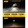 imageAUXITO H49003 Bulbs 40000LM 900 Brighter 6500K Cool White Upgraded Fanless Design Fog Light Bulbs with Copper Base ErrorFree PlugNPlay Pack of 29005