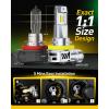 imageAUXITO H49003 Bulbs 40000LM 900 Brighter 6500K Cool White Upgraded Fanless Design Fog Light Bulbs with Copper Base ErrorFree PlugNPlay Pack of 2H11