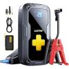 imageAUXITO Portable Jump Starter with Air Compressor 6000A Tire Inflator and Battery Jumper 150PSI Fast Inflation for All 12V Vehicle 7in 1 Emergency Power Bank with LED Light ampamp SOS