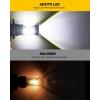 imageAUXITO H10 9140 9145 LED Fog Light Bulbs Max 80W High Power Extremely Bright 6500K Xenon White LED Bulbs Replacement for Fog Light or DRLPack of 2