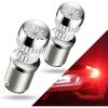 imageAUXITO 3157 LED Bulb White Reverse Lights Super Bright 3156 3056 3057 4157 3047 4057 3457 4114 LED Bulb with Projector for Backup Reverse DRL Signal Parking Brake Tail Lights Pack of 2Red