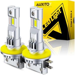 imageAUXITO H7 Bulbs 900 h7ll LED Super Bright Mini Size Plug N Play Long Lifespan 2PCSH11B