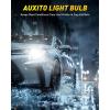 imageAUXITO 9005 Bulbs 44000LM 6500K Cool White Direct Replacement HB39005 Light Bulbs with Cooling Fan Plug and Play CANbus Ready No Flicker Pack of 2H11