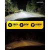 imageAUXITO H4 LED Bulbs 9003 HB2 HiLow Beam 40000LM 900 Super Brighter 6500K Cool White Plug and Play AntiGlare Safe Driving Light Pack of 2