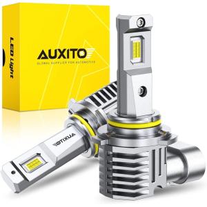 imageAUXITO 9006 LED Bulb HB4 Light Bulbs 9X Super Bright 6500K Cool White Driving ampamp Fog Lights 1 1 Halogen Size 99 Vehicle Fit Plug N Play 2PCS