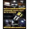 imageAUXITO 194 168 LED Bulb ampamp 921 912 W16W LED Bulb Combo Kit Error free for 2825 W5W Led License Plate LightDomeMapTrunk Light and 906 T15 led Backup Reverse Light6000K White Pack of 4