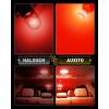 imageAUXITO 912 921 LED Bulb Red Third Brake Center High Mount Stop Light Canbus Error Free T15 906 904 922 W16W LED Bulbs Exterior Center High Mount Stop Red 3rd Brake Tail Lights Pack of 2Red