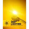 imageAUXITO 1157 LED Bulb Red Brake Light 2057 2357 7528 BAY15D Super Bright for Rear Brake Lights Tail Lights Pack of 2Amber Yellow