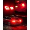 imageAUXITO 1157 LED Bulb Red Brake Light 2057 2357 7528 BAY15D Super Bright for Rear Brake Lights Tail Lights Pack of 2Red