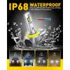 imageAUXITO H11 Bulbs 6500K White 1000 Brightness Super Bright H8 H9 Bulbs Plug N Play 60000Hrs Lifespan No Flicker 99 Compatibility Pack of 2H11